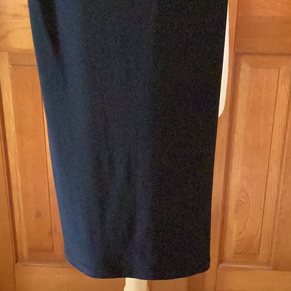 Ladies USA Sz. 8 Black Slip On Dress. Label Frank Lyman Design.  Made In Canada. - Picture 6 of 16